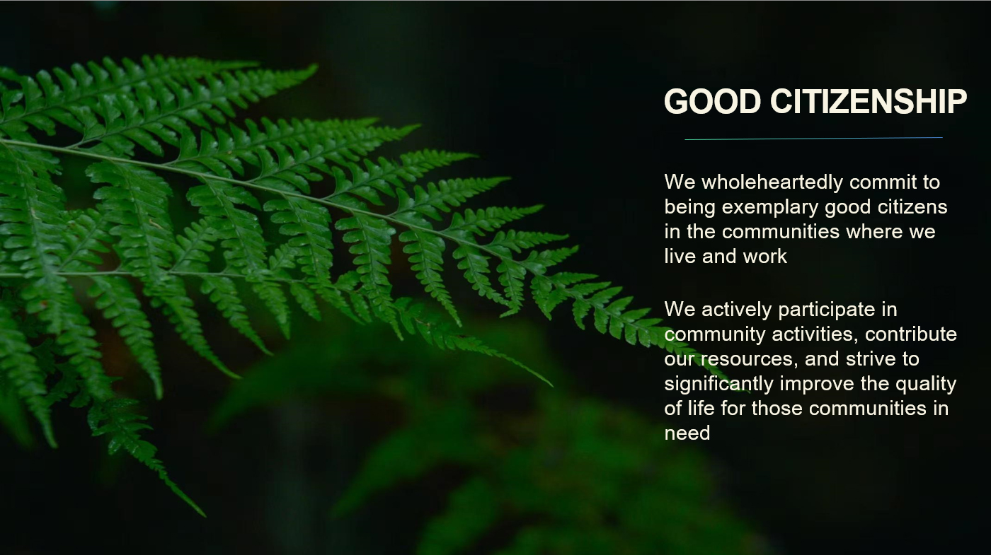 GOOD CITIZENSHIP